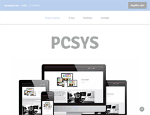 Tablet Screenshot of pcsys.cz